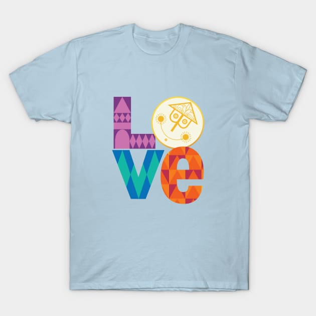 It's a World of LOVE T-Shirt by 5571 designs